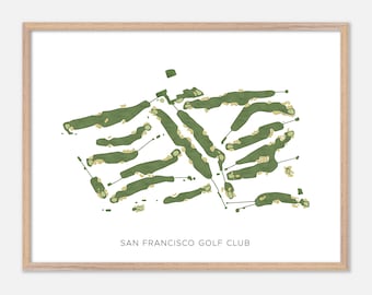 San Francisco Golf Club - Impressionism Painting-effect Print Art