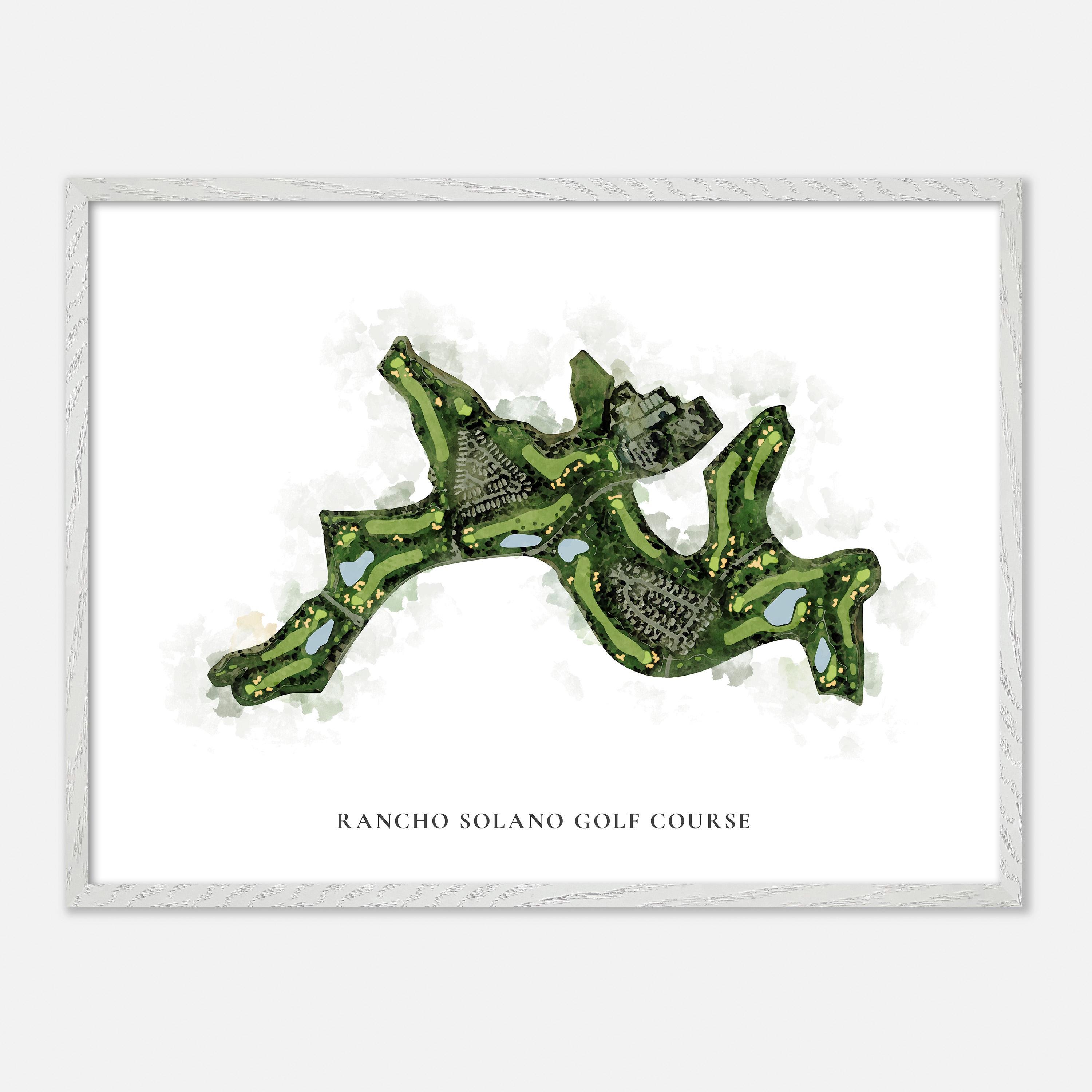 Rancho Solano Golf Course in Fairfield, California - Classic Watercolor Map  | Golfer Gift, Golf Wall Art, Golf Poster Print, Course Layout - Etsy New  Zealand