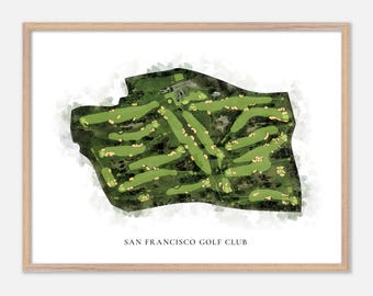 San Francisco Golf Club - Impressionism Painting-effect Print Art