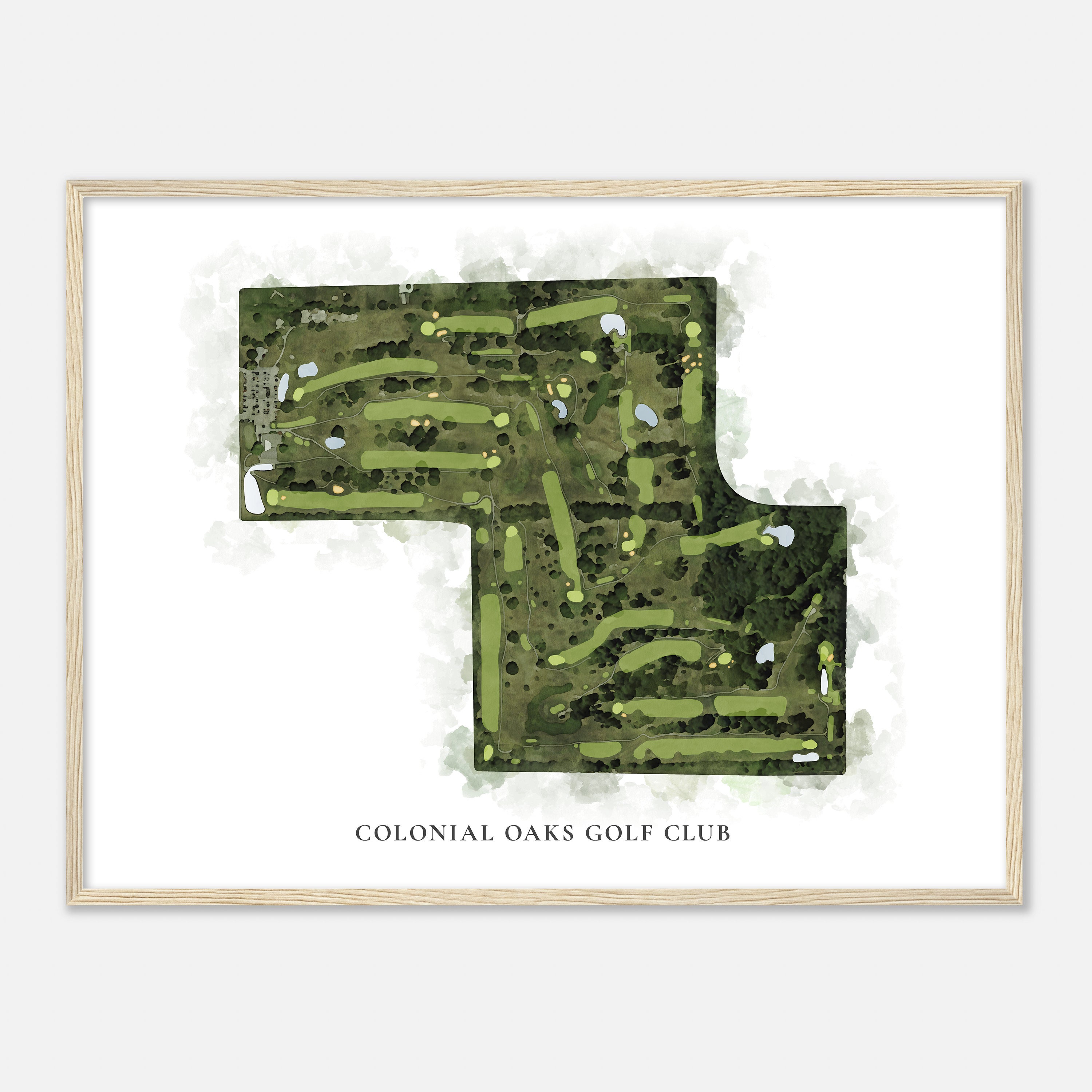 ゴルフコース アートプリント A2版 ２枚セット Colonial golf art - Etsy 日本
