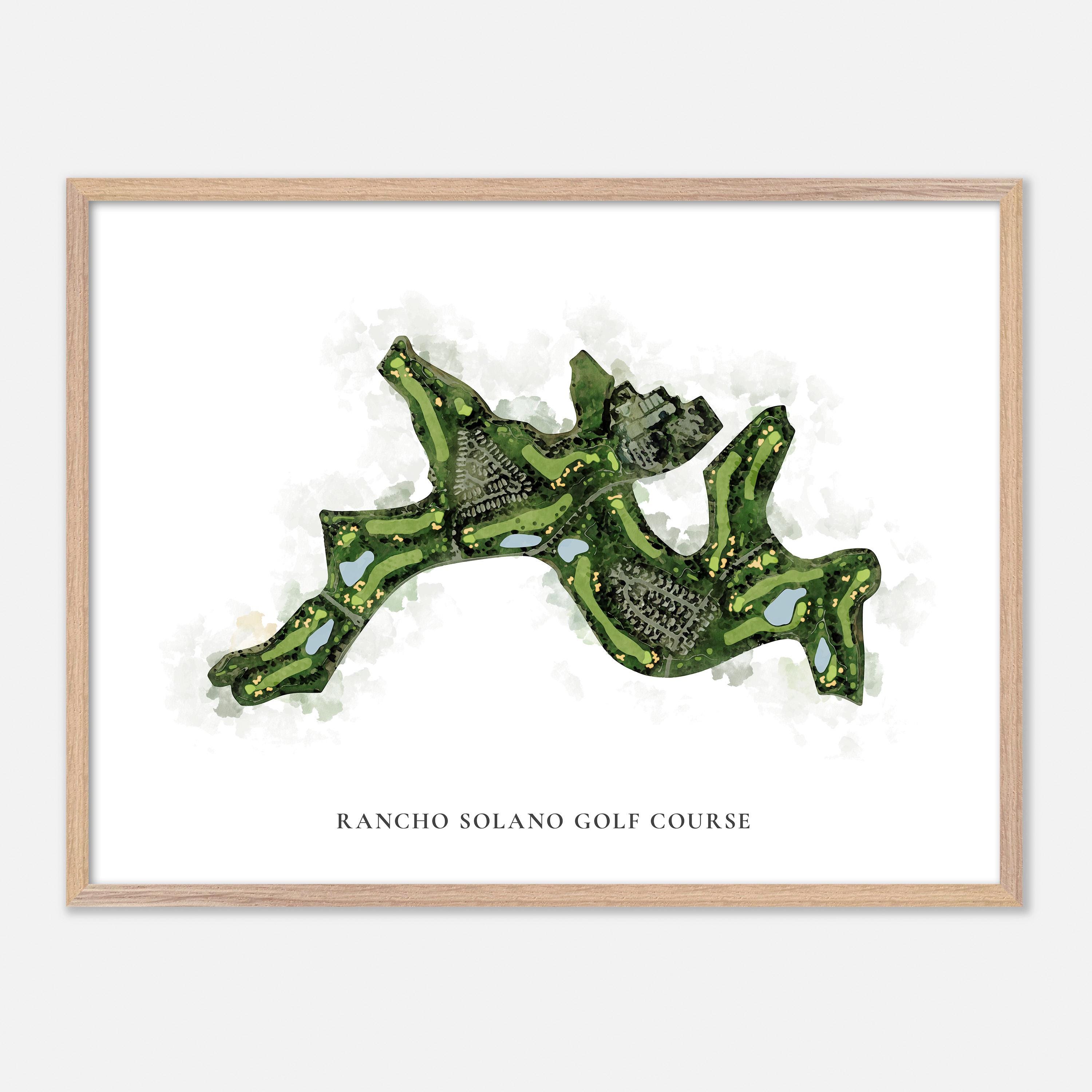 Rancho Solano Golf Course in Fairfield, California - Classic Watercolor Map  | Golfer Gift, Golf Wall Art, Golf Poster Print, Course Layout - Etsy  Ireland