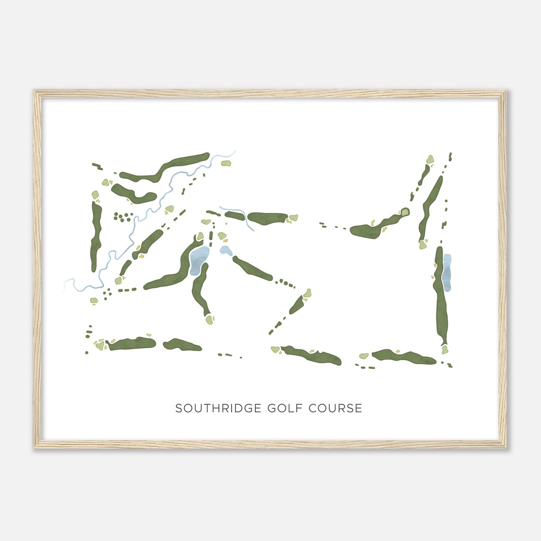 Southridge Golf Course Colorado Modern Watercolor Map Golfer Gift Golf Wall Art Golf Poster Print Course Layout Etsy Canada