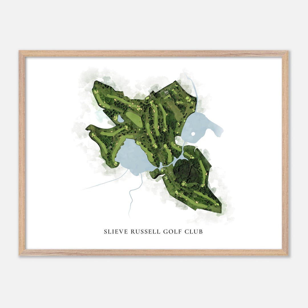 Slieve Russell Golf Club in Ballyconnell, Ireland - Classic Watercolor ...