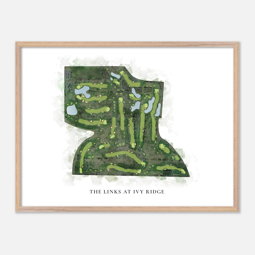 Acorn Ridge Layout The Links at Ivy Ridge in Akron, New York - Classic Watercolor Map ...
