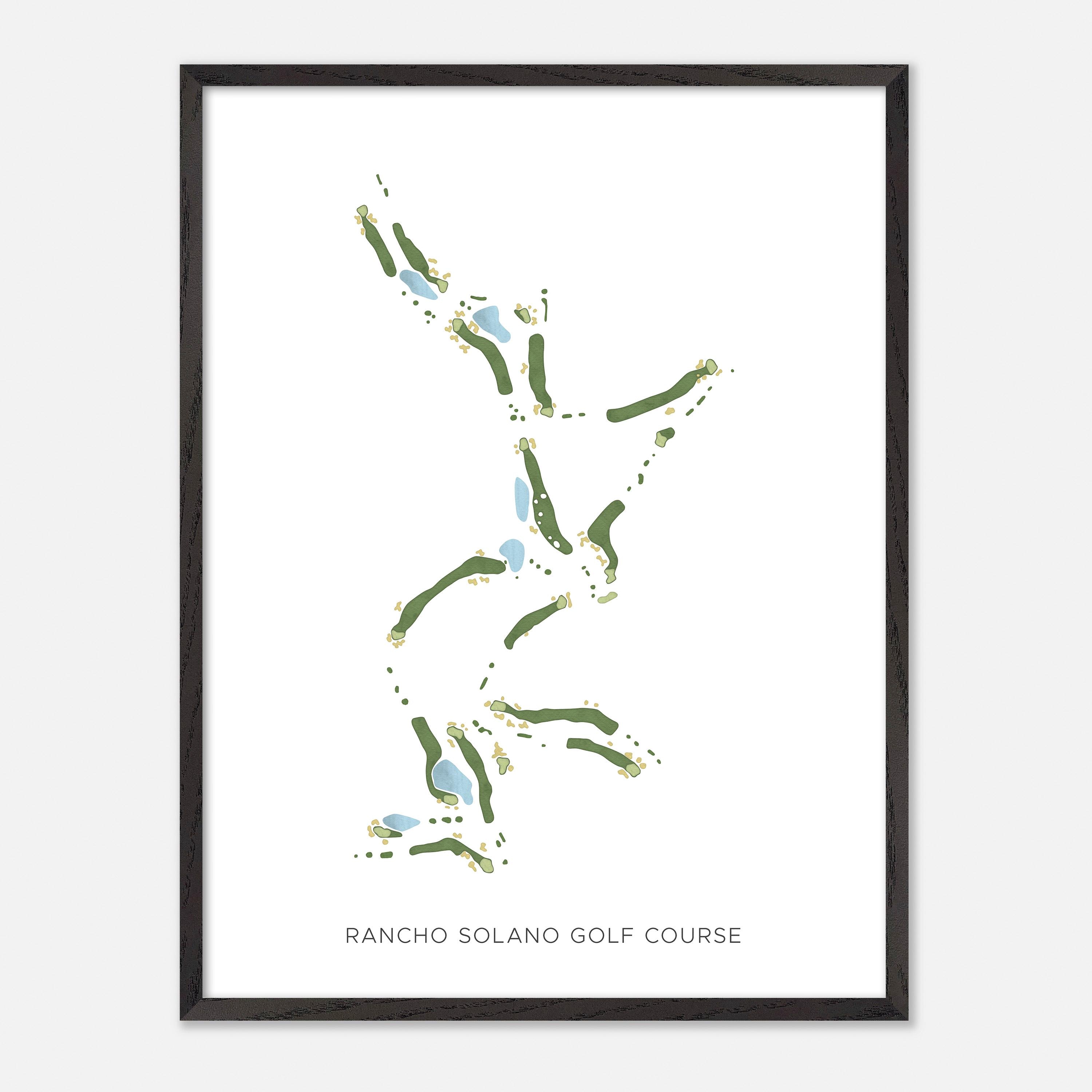 Rancho Solano Golf Course in Fairfield, California - Modern Watercolor Map  | Golfer Gift, Golf Wall Art, Golf Poster Print, Course Layout - Etsy New  Zealand