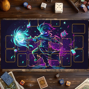 Tapis de jeu YuGiOh, tapis de jeu YuGiOh, tapis de jeu TGC, tapis de jeu pour jeux de cartes, accessoires TGC, tapis de jeu personnalisé, jeu de cartes à collectionner