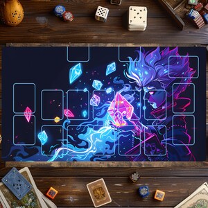 Tapis de jeu YuGiOh, tapis de jeu pour jeux de cartes, tapis YuGiOh, tapis de jeu TGC, accessoires TGC, tapis de jeu personnalisé, jeu de cartes à collectionner, cadeau pour gamers