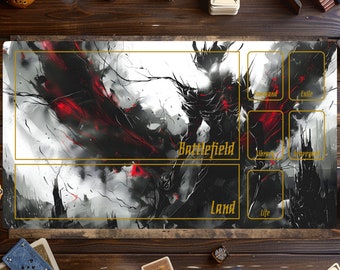 Magic Playmat, Magic The Gathering Play Mat, Demon Mat, Card Games Play Mat, MTG Accessories, Custom Play Mat, Trading Card Game