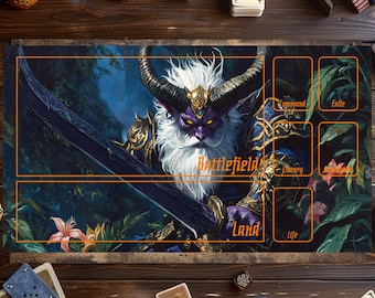 Magic Playmat, Magic The Gathering Play Mat, Demon Mat, Card Games Play Mat, MTG Accessories, Custom Play Mat, Trading Card Game