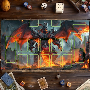 Tapis de jeu YuGiOh, tapis de jeu pour jeux de cartes, tapis YuGiOh, tapis de jeu TGC, accessoires TGC, tapis de jeu personnalisé, jeu de cartes à collectionner, cadeau pour gamers