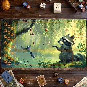 Tapis Lorcana, jeu de cartes Lorcana, tapis de jeu Disney, accessoires MTG, tapis de jeu personnalisé, jeu de cartes à collectionner, tapis de jeu avec zones