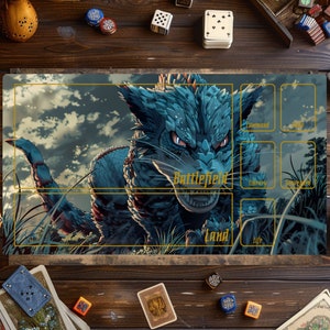 Tapis de jeu Magic Card, tapis de jeu MTG Commander, tapis de jeu pour jeux de cartes, accessoires MTG, tapis de jeu personnalisé, jeu de cartes à collectionner, cadeau pour gamers