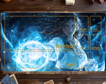 Magic Card Playmat, Magic The Gathering Play Mat, Witch Mat, Card Games Play Mat, MTG Accessories, Custom Play Mat, Christmas Gift