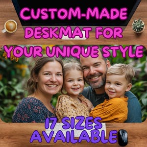 Custom Mouse Pad, Custom Desk Mat, Custom playmat, Personalized Mousepad, Personalized Desk Mat, Large Mouse Pad, Custom keyboard mat