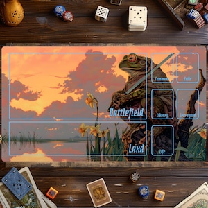 Tapis de jeu MTG Commander, tapis de jeu Magic Card, tapis de jeu pour jeux de cartes, accessoires MTG, tapis de jeu personnalisé, jeu de cartes à collectionner, cadeau pour gamers