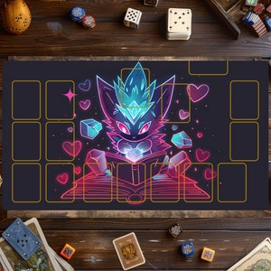 Tapis de jeu Pokémon, tapis de jeu Pokémon - tapis de jeu, tapis de jeu pour jeux de cartes, accessoires TGC, tapis de jeu personnalisé, jeu de cartes à collectionner