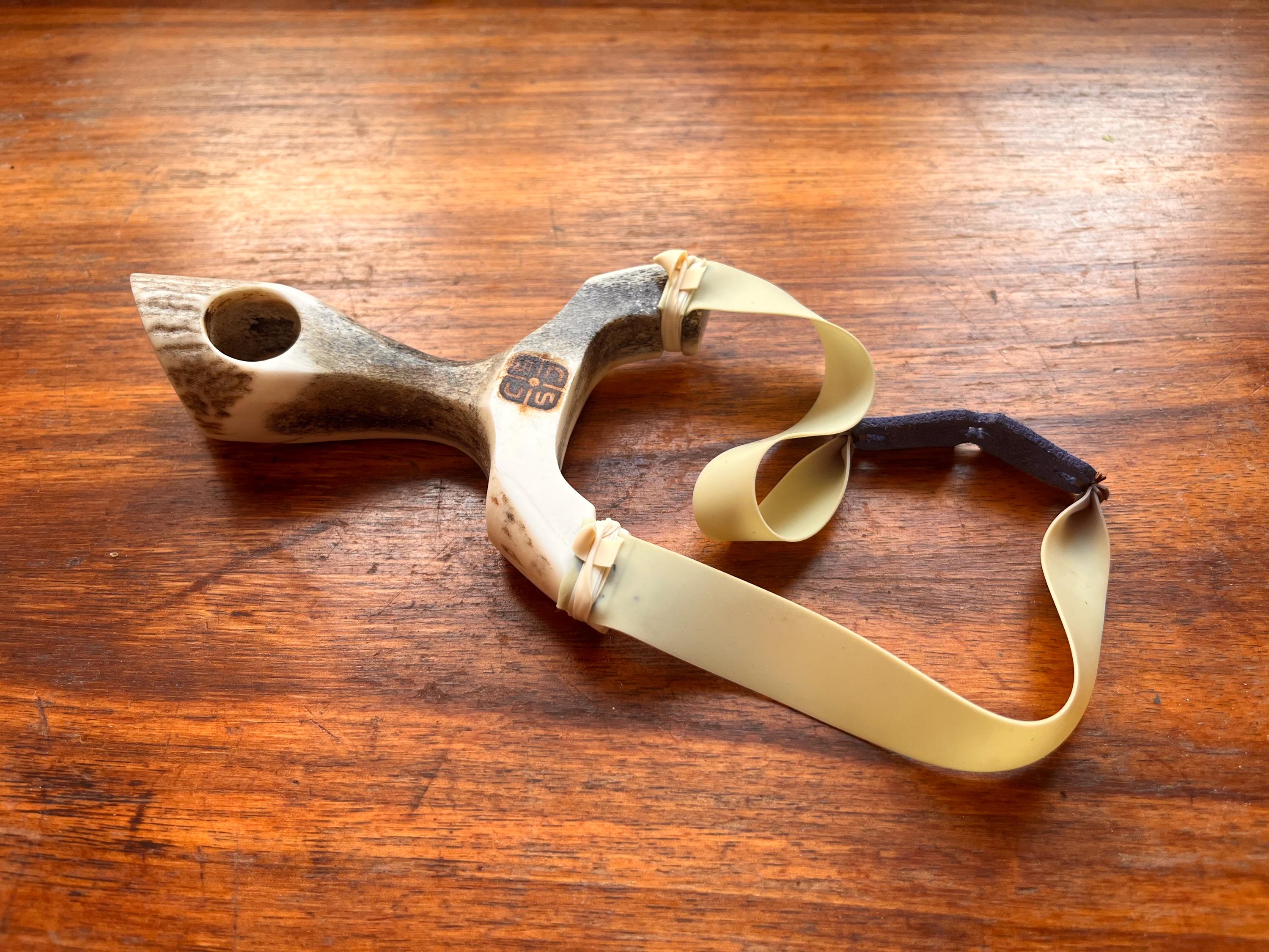 Fionda Catapulta Da Caccia E Sopravvivenza In Legno &ndash; Fatto A Mano &ndash; Gioco Outdoor