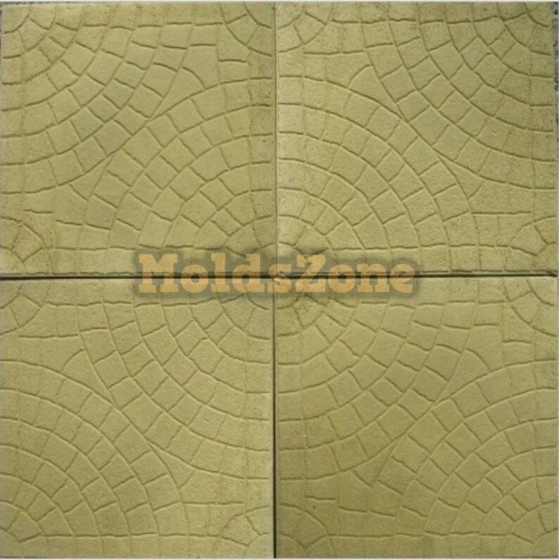 BESPORTBLE Crescent Shape Concrete Paving Mold And Stepping Stone Mold For Garden Lawn Path Making Black Sturdy Floor Tile For Outdoor Walkway Diy