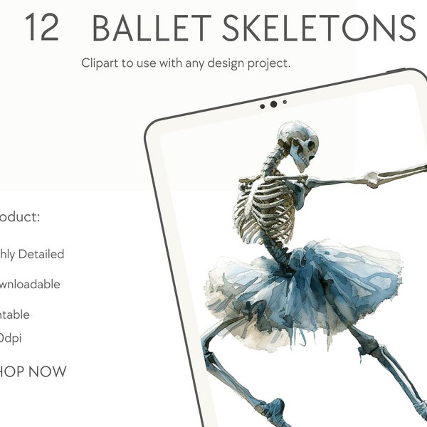 Ballet Dancer Skeleton Clipart Halloween Clipart Cute Skeleton Clipart Dancing Skeleton Halloween Skeleton Clip Art