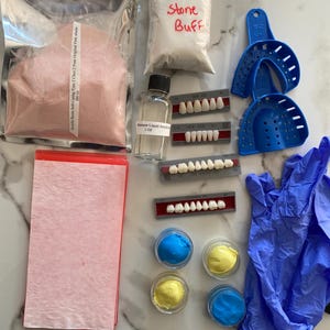 DIY 義歯キット 完全なカスタム/修理キット。