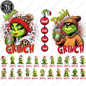 T-shirt Mama Grinch Noël - Humour, Cadeau Drôle Pour Mère, Père, Famille, Fêtes De Noël