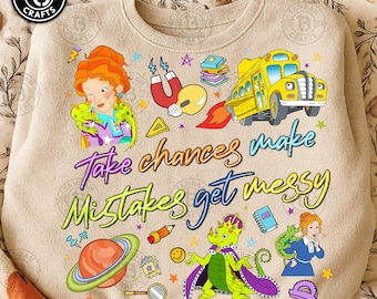 Take Chances Make Mistake Get Messy Png, Teacher Appreciation Designs Png, Preppy School Teacher Png, Teacher Gift Png, Back To School Png