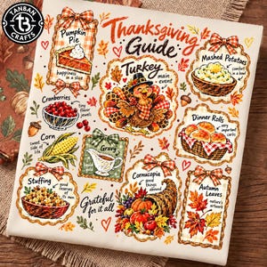 Coquette Thanksgiving PNG, design retrò autunnale a quadretti con zucche, grafica floreale autunnale, fiocco leopardato, maglietta trendy del Ringraziamento PNG