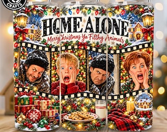 Funny Christmas Tumbler Wrap PNG, Retro Holiday Family Scene, Festive Winter Tumbler Design, 20oz Skinny Tumbler Sublimation, Digital File