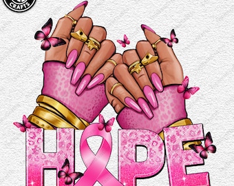 Hope Cancer Nails Png, Breast Cancer Awareness Png, Coquette Breast Cancer Png, Awareness Ribbon Png, Pink Ribbon, Stronger Than Cancer Png
