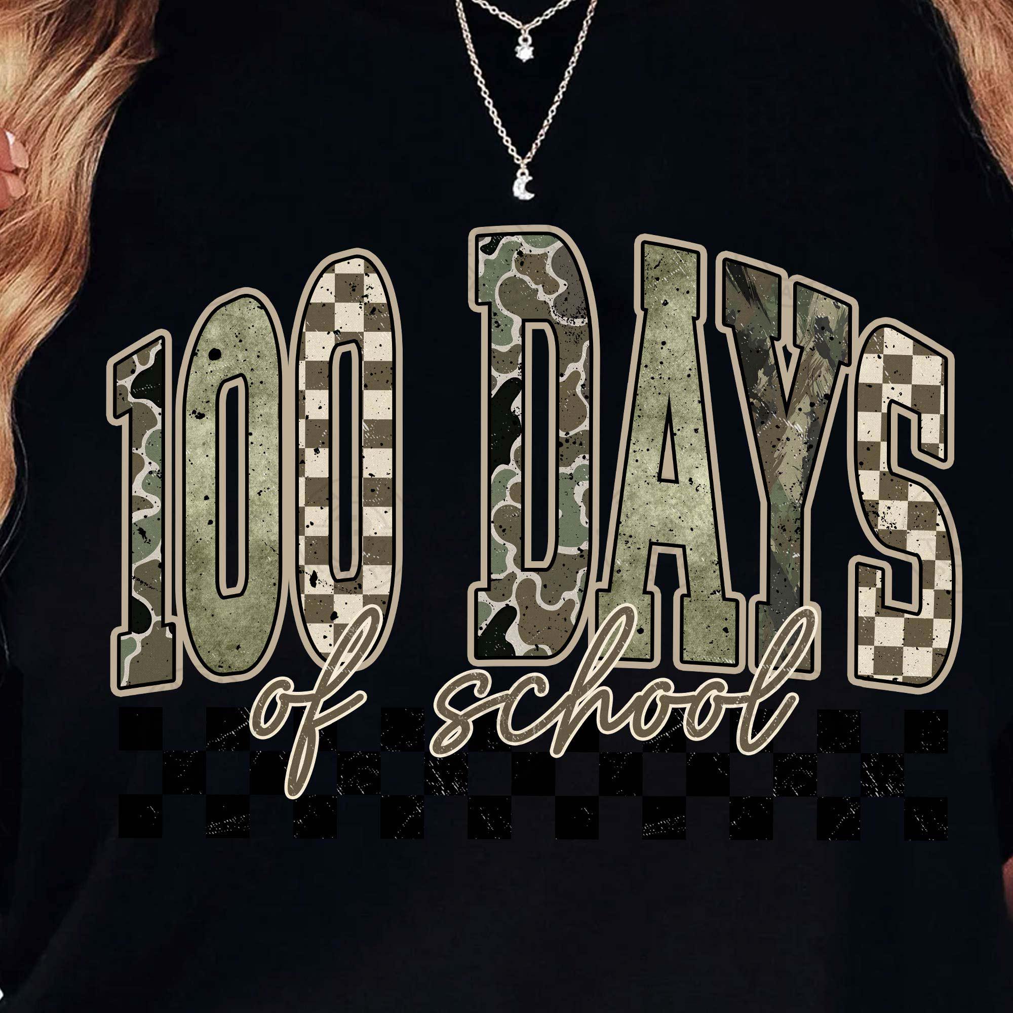 100 Days of School Camo Png, Camo Cap Boy School Shirt Design, Baseball ...
