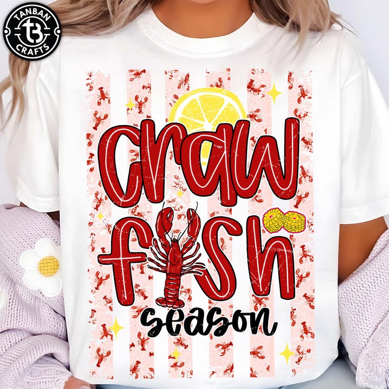 Louisiana Crawfish Png, Louisiana Seafood Png, Cajun Png, Funny Crawfish Png, Crawfish Season Preppy Png, Crawfish Preppy, Crawfish Season image 1