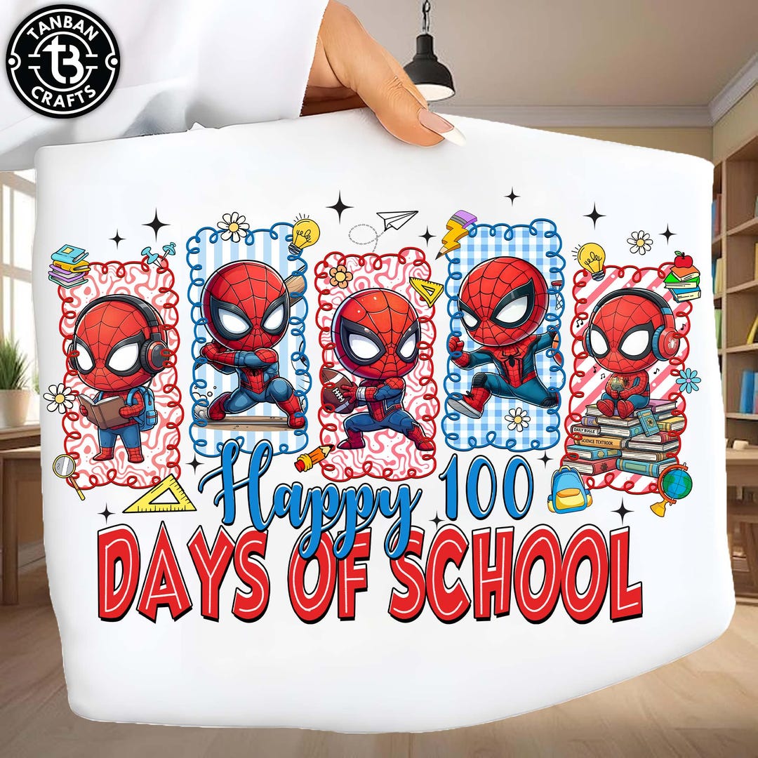 I Defeated 100 Days of School Cartoon Png, Happy 100 Days of School Png ...