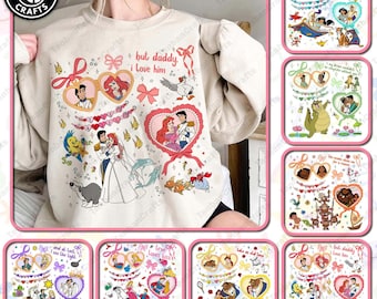 Bundle Prinzessin Coquette Bow Png, Folk Tail Prinzessin Familie Shirt, Film Cartoon Coquette Png, Familienurlaub Png, Teal Prinzessin Png