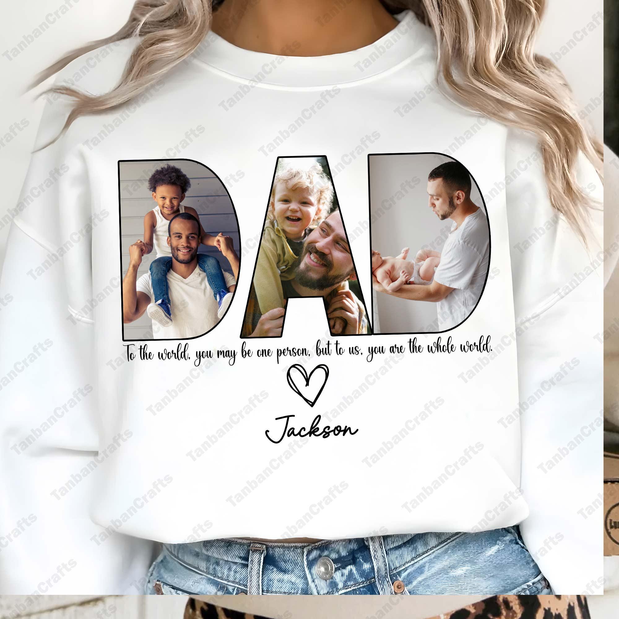 Custom Dad Photo Canva Template, Personalized Photo Png, Customized ...