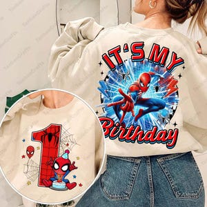 Personalized Spider Hero Birthday Boy Png, Trending Family Birthday Spider Png, Superhero Birthday Png, Spidey Birthday Boy, Hero Boy Png