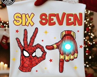 Funny Six Seven Meme Superhero Png, Viral Funny Saying 6 7 Png, Spider Hero 67, Trending Social Media Humor Png, Viral Meme 6 7 Png