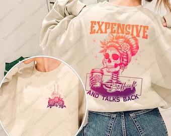 Expensive Difficult And Talks Back PNG, Mama Skeleton Png, Funny Mom Saying Png, Mother’s Day Gift Png, Funny Mama Png, Digital File