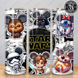 Film Galaxy War Characters Tumbler Wrap PNG, Movie Galaxy 20oz Tumbler, Movie Holiday 2025 Tumbler Wrap, Movie Trendy Wrap Design Tumbler