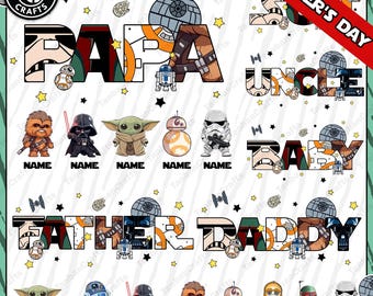 Custom Galaxy Movie Daddy Father Png, Dad And Baby Galaxy Space Movie, The Best Team Ever Png, Superhero Png, Fathers Day Png