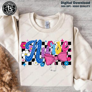 Retro Nurse Floral Checkered Png, Nurse Floral Png, Nurse Week Png, Everyday Png, Stethoscope Bow, Preppy Nurse Design, Nurse Png