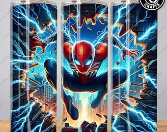 Movie Spider Characters Tumbler Wrap PNG, Movie Galaxy 20 oz Tumbler PNG, Movie Holiday 2025 Tumbler Wrap, Movie Trendy Wrap Design Tumbler
