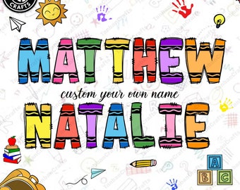 BUNDLE Alphabet Crayon Letters Png, Alphabet Bundle, Buntstift Schulschrift, Bulletin Board Letters Alphabet Png, Back to School Doodle Letters