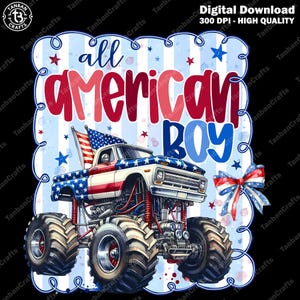 All American Boy PNG Sublimation Design, Boys 4th of July PNG, Kids Patriotic Png, American Flag Png, Happy 4th of July Png, Retro USA Png