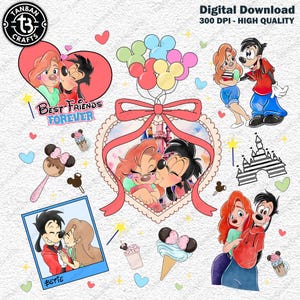 Movie Design Png for Honeymoon, Watercolor His And Her Coquette Bows Shirt Png, Mouse Snacking Balloon, Mr and Mrs Coquette Mirror Png
