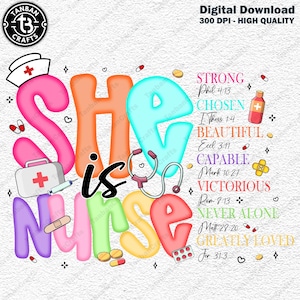 She is a Nurse Floral Png, Nurse Floral Png, Nurse Week Png, Preppy Nurse Png, Everyday Png, Stethoscope Bow, Preppy Nurse Design, Nurse Png