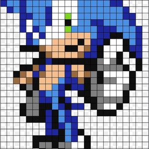 Sonic the Hedgehog Pixel Art