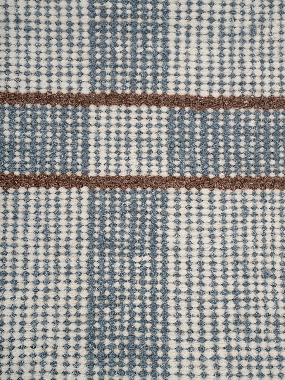Wool Check Rug Check Wool Flatweave Rug – Living Room / Bedroom / Study - Custom Size ...