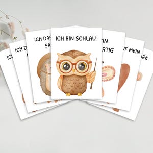 Affirmationskarten Tiere