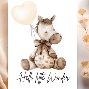 Postkarte Hello little Wonder