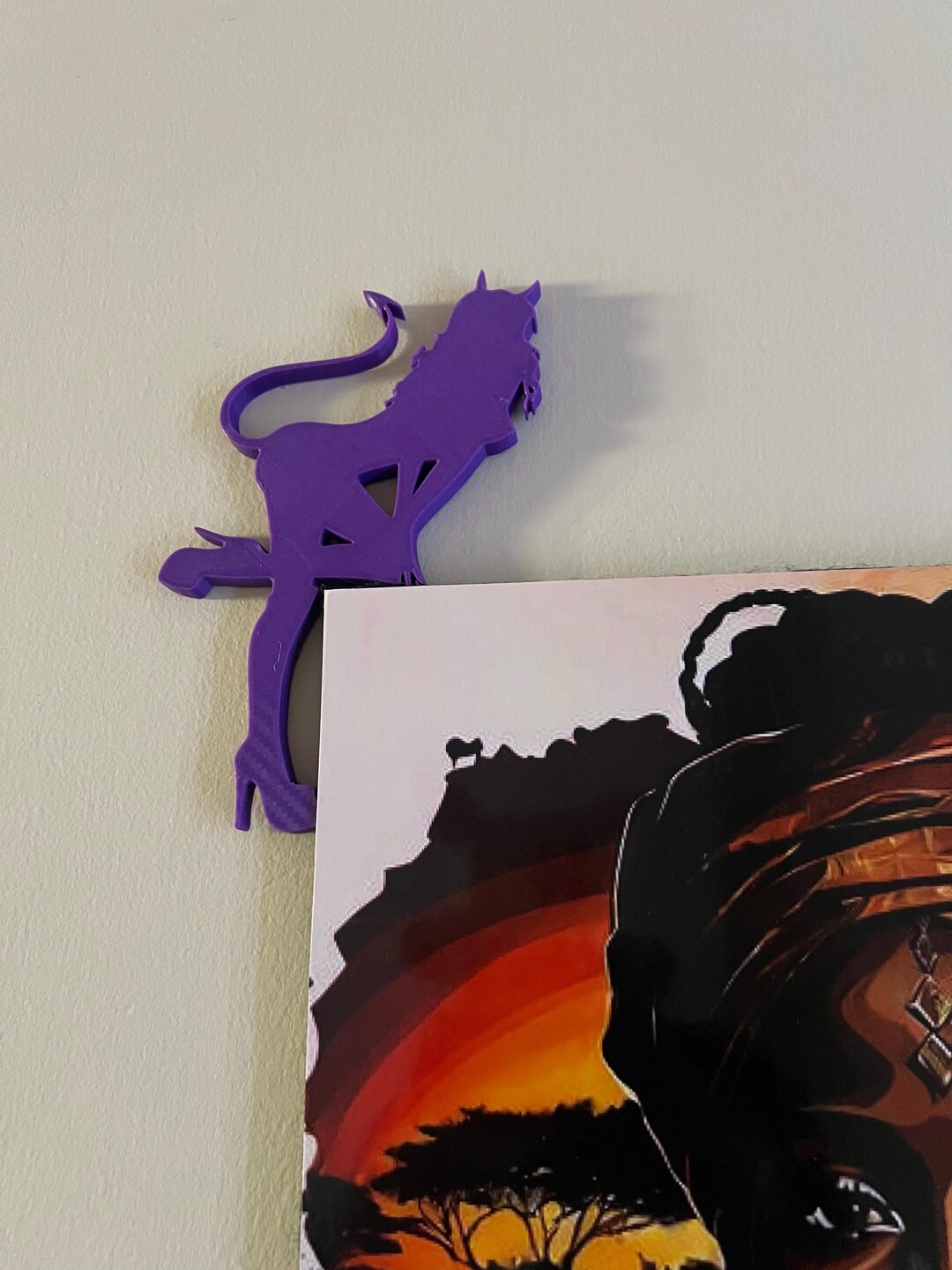 Devil Frame Devil Woman Door Topper Picture Frame Corner Computer Top Decor - Etsy